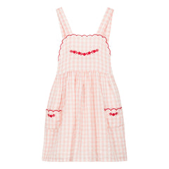 Louis Louise - Marushka Vichy Elbise | Açık Pembe