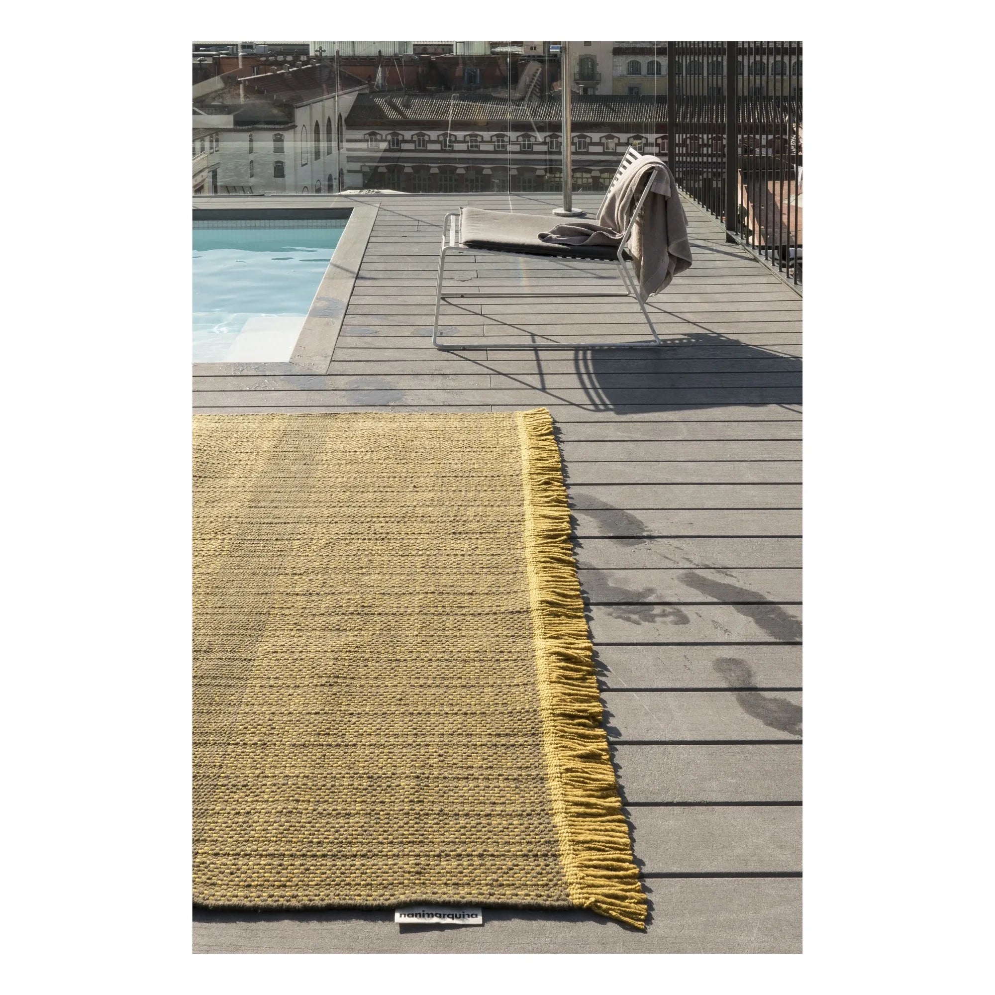 Nanimarquina - Tres Outdoor Rug, Elisa Padrón | Gold
