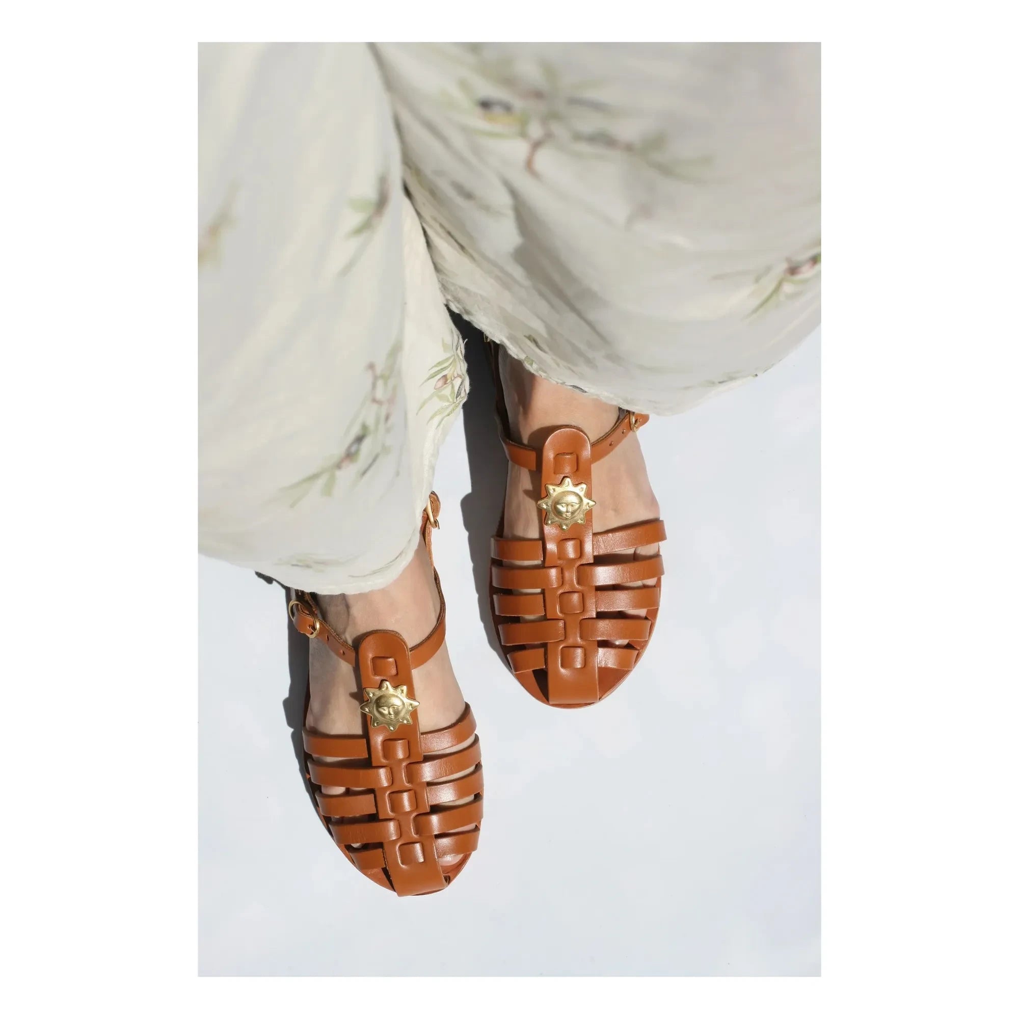 Mama Praïa - Fisherman Sun Sandals | Camel