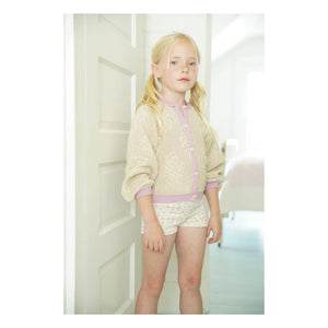 Soor Ploom - Organic Cotton Floral Pattern Shorts | Off White