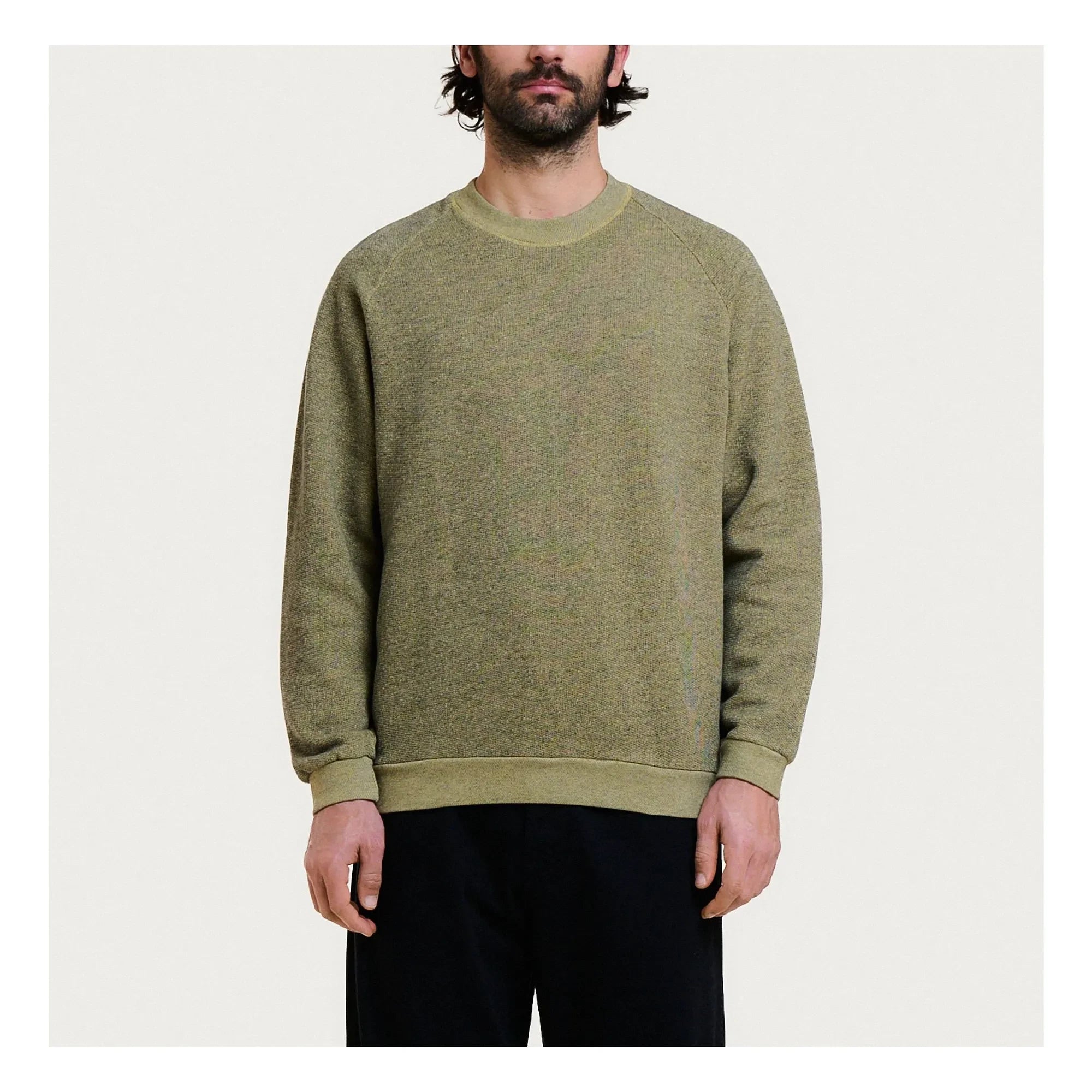 Homecore - Terry Sweatshirt | Beige - Green
