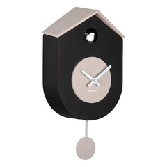 Present Time - Grato cuckoo wall clock | Black