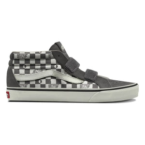Vans - Scratch Sneakers SK8-Mid Geo Check | Gray