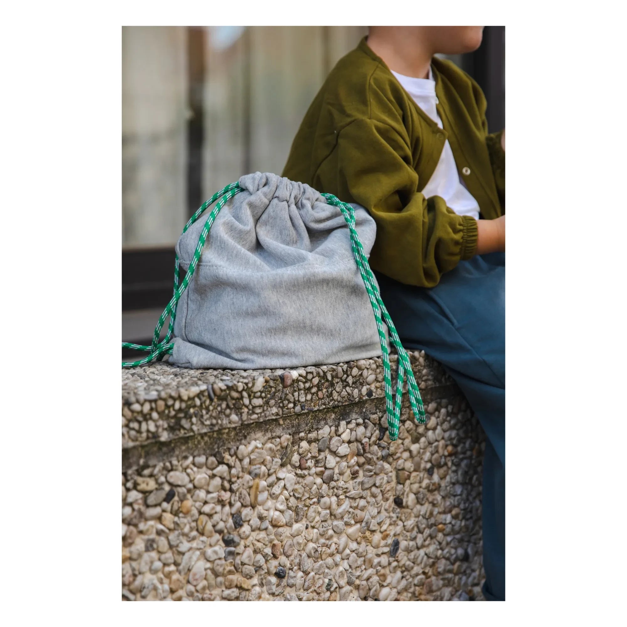 Studio Noos - Jersey Sports Bag | Heather Grey