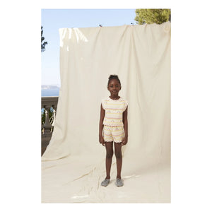 Bebe Organic - Short Crochet Paloma Cherry Organic Cotton | Ecru