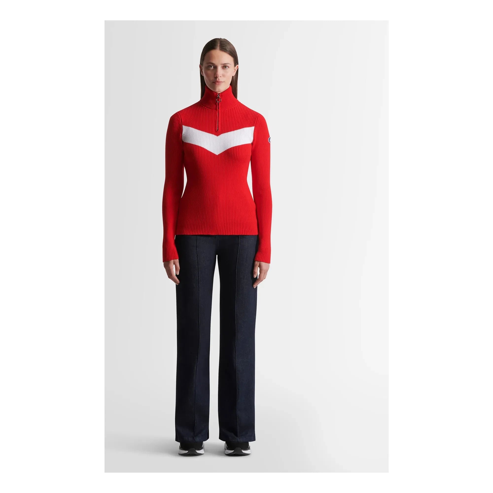 Fusalp - Andromeda Zip-Up Sweater | Red