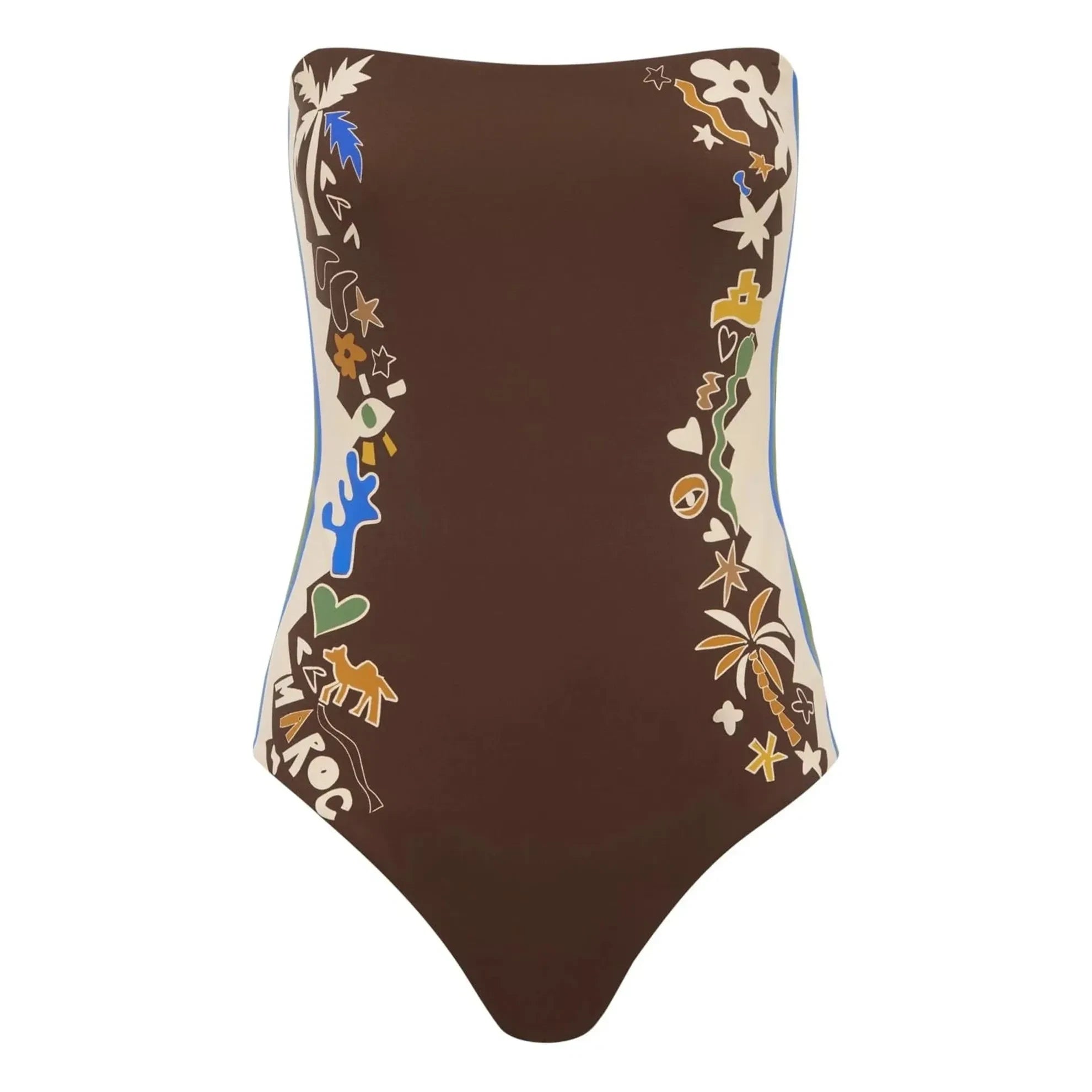 Alémais - 1-Piece Jersey Morocco Recycled Fibers | Brown