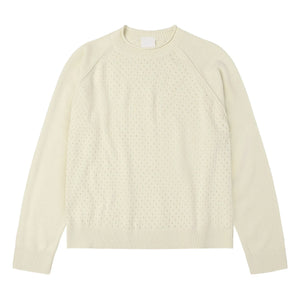 FUB - Pointelle sweatshirt | Ekru