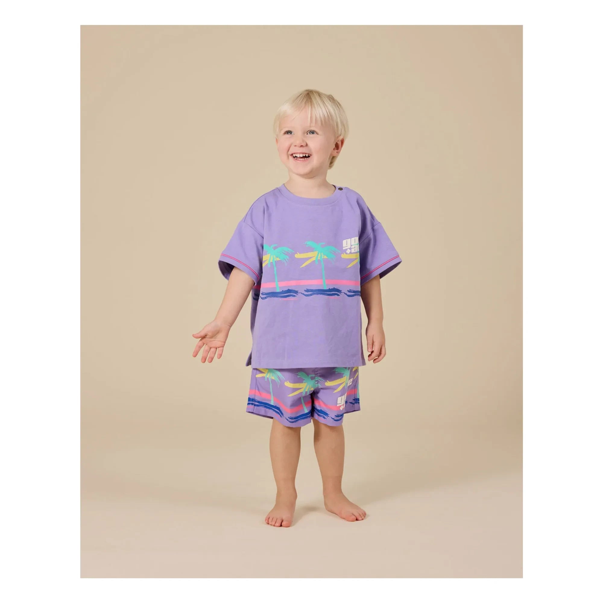 Goldie + Ace - Palm Shorts | Purple