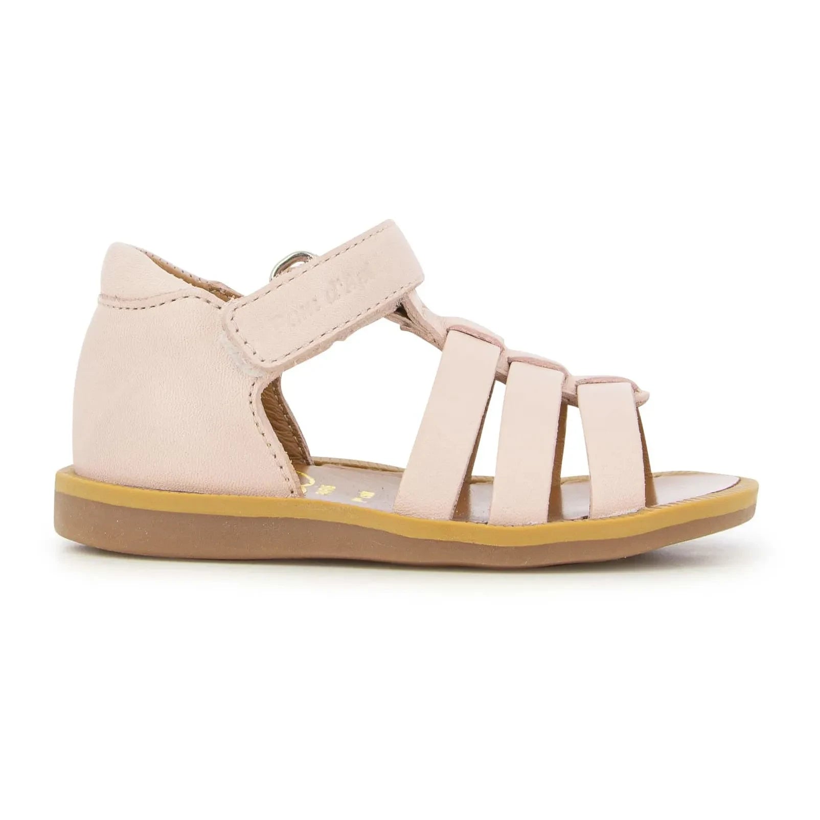 Pom d'Api - Poppy Buckled Sandals | Powder pink