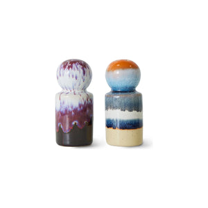 HKliving - Stoneware Salt and Pepper Set