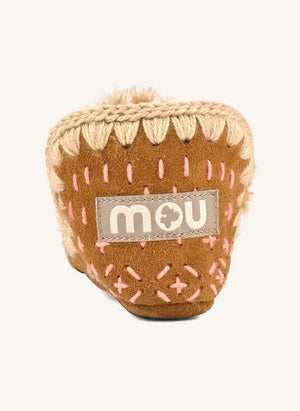 Mou - Eskimo Sashiko Boots | Cognac