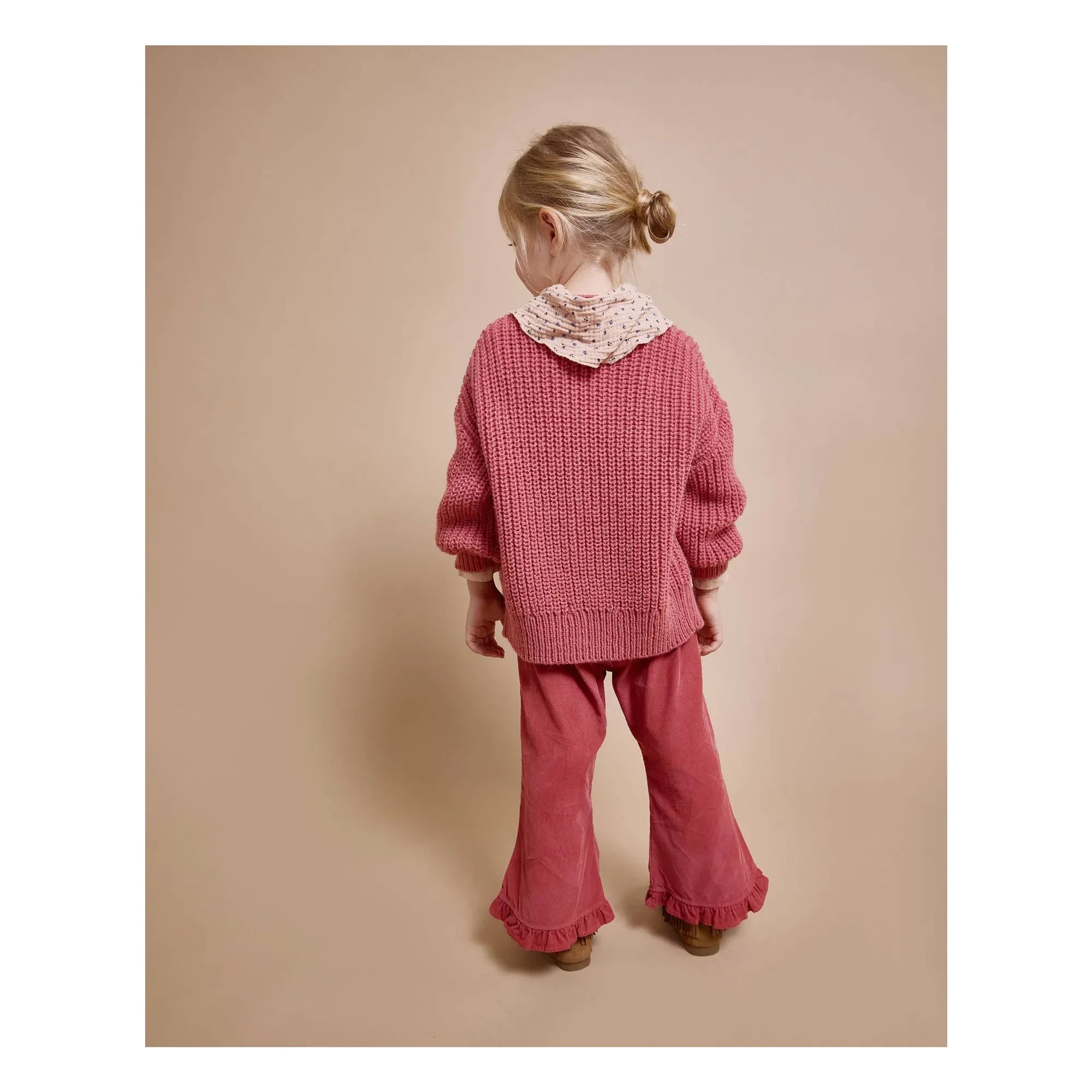Búho - T-Shirt Scarf Organic Cotton Gauze | Pink