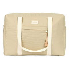 Nobodinoz - Waterproof Organic Cotton Maternity Bag Opéra | Sage