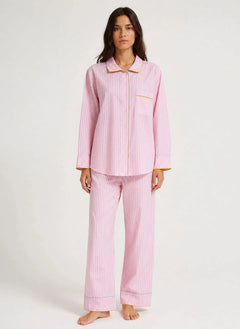 Folkloore - Striped Pajama - Women's Collection | Faded Pink