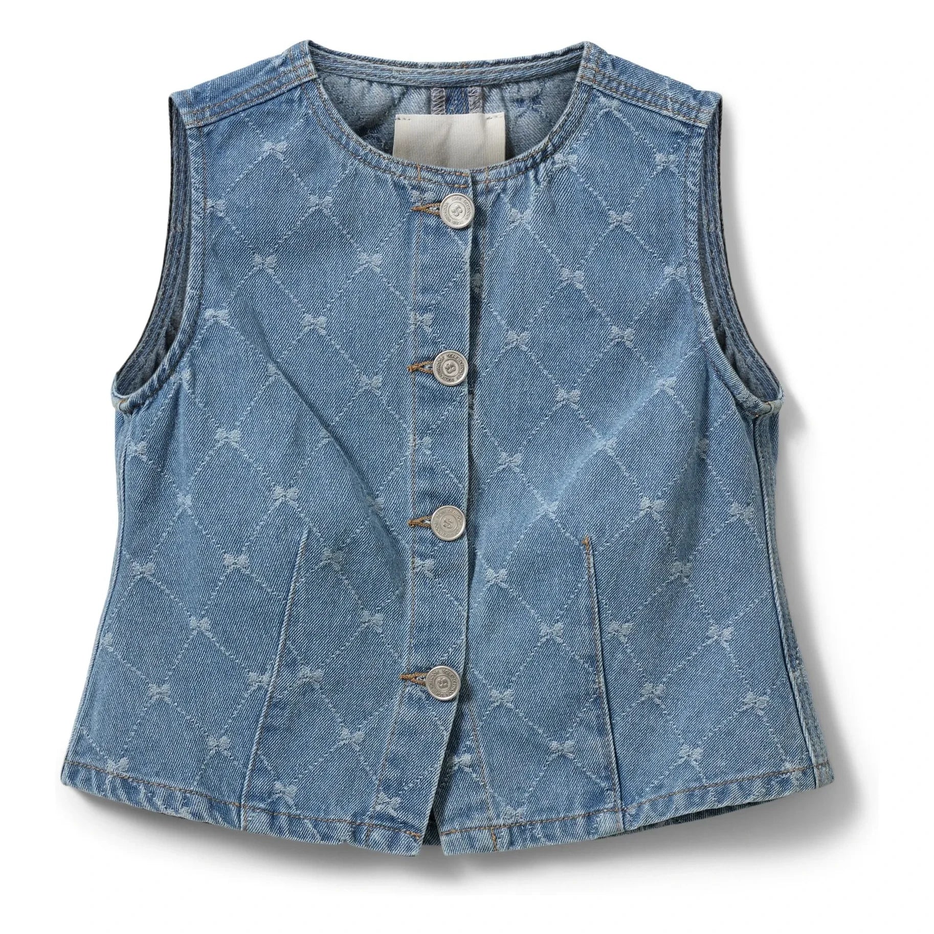 Sofie Schnoor - Carlasy Sleeveless Denim Jacket | Blue