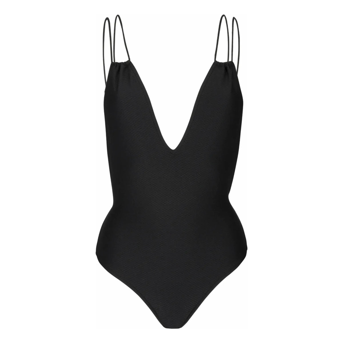 Anja Paris - Le Piccolo Textured One-Piece Swimsuit | Black