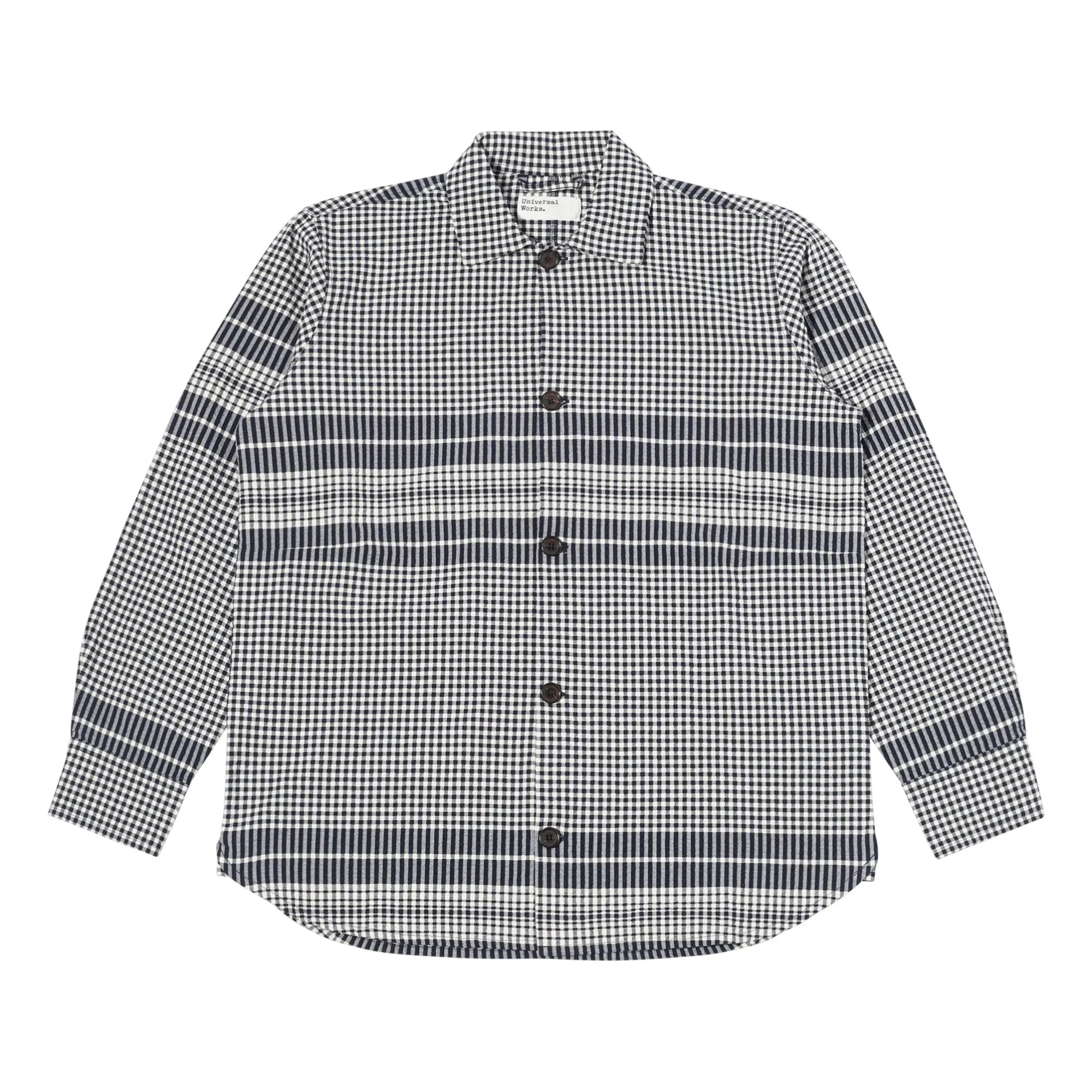 Universal Works - Shirt | Navy - Off-White