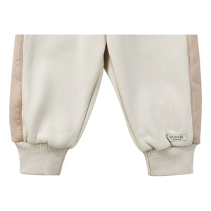 Donsje - Noorien Dual-Material Joggers | Ecru