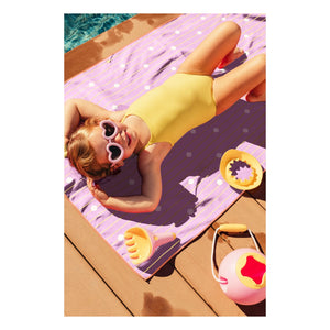 Quut - Dollhouse Microfiber Beach Towel | Yellow