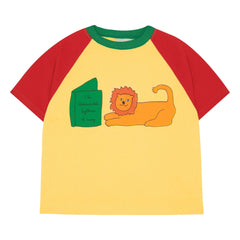 The Campamento - Lion Oversize T-shirt Organic cotton | Yellow
