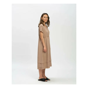 Matona - Tencel Dress | Light Brown