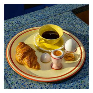 &Klevering - Vano Enamel Tray | Pale Yellow