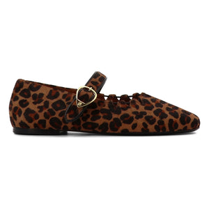 Socque Paris - Ginger Leopard Ballerina | Brown