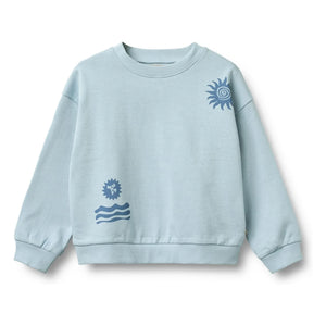 Wheat - Casey Organic Cotton Sweatshirt | Light Blue