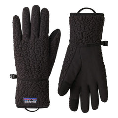 Patagonia - Retro Fleece Recycled Fiber Gloves | Black
