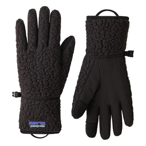 Patagonia - Retro Fleece Recycled Fiber Gloves | Black