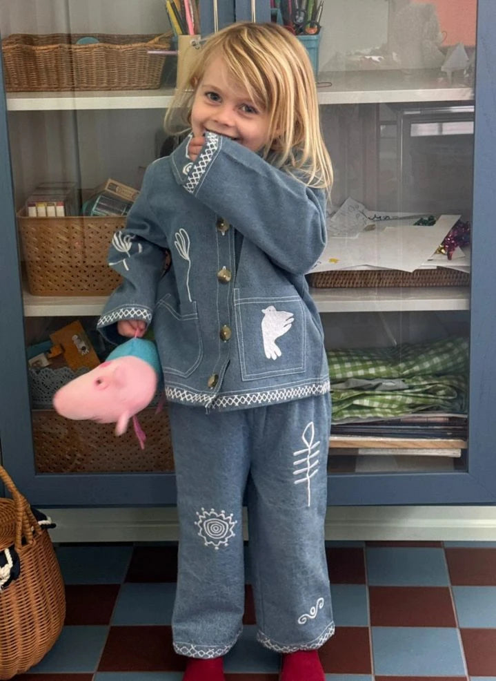 SISSEL EDELBO - My Denim Jacket - Kids Collection | Light Blue
