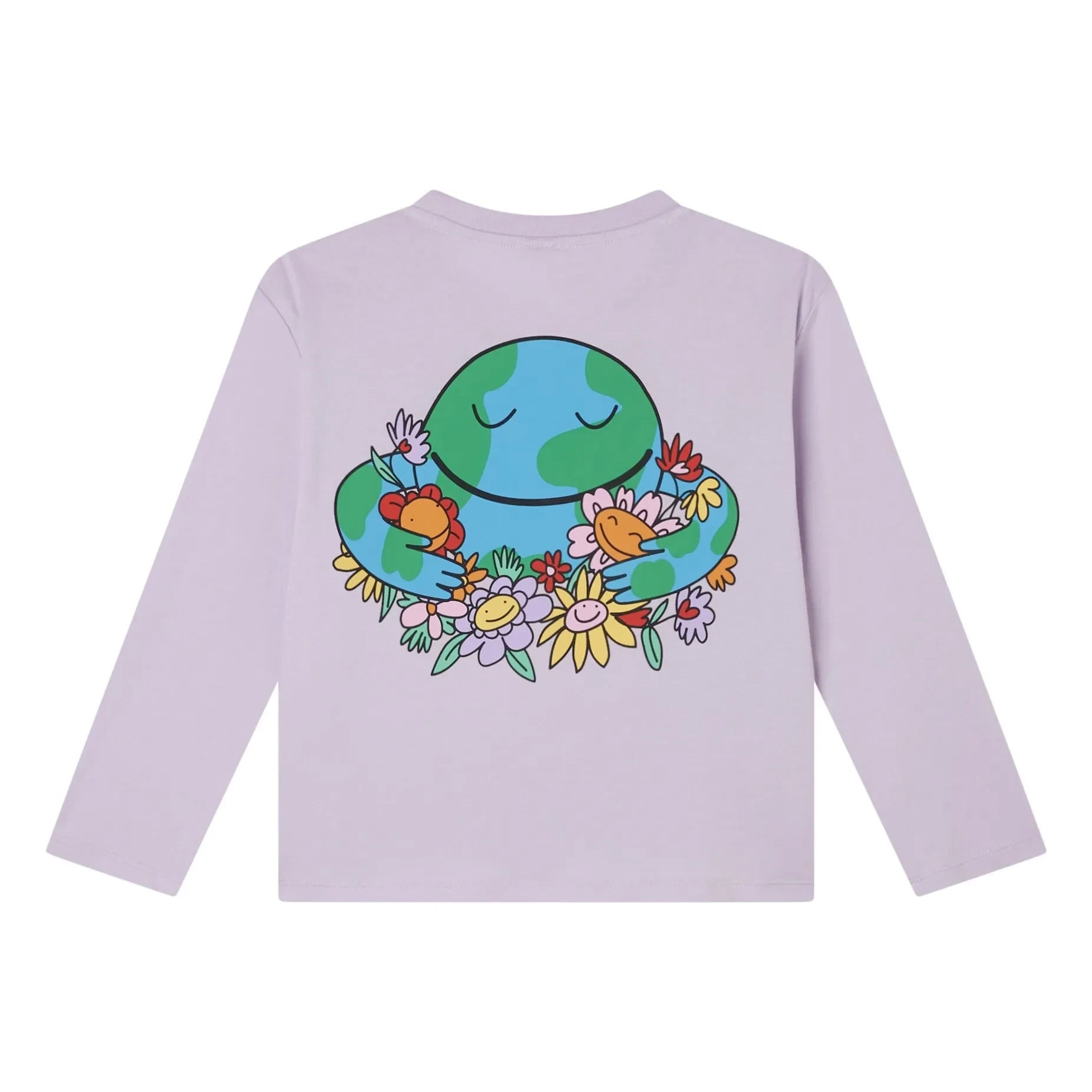 Stella McCartney Kids - Heart T-Shirt | Lilac