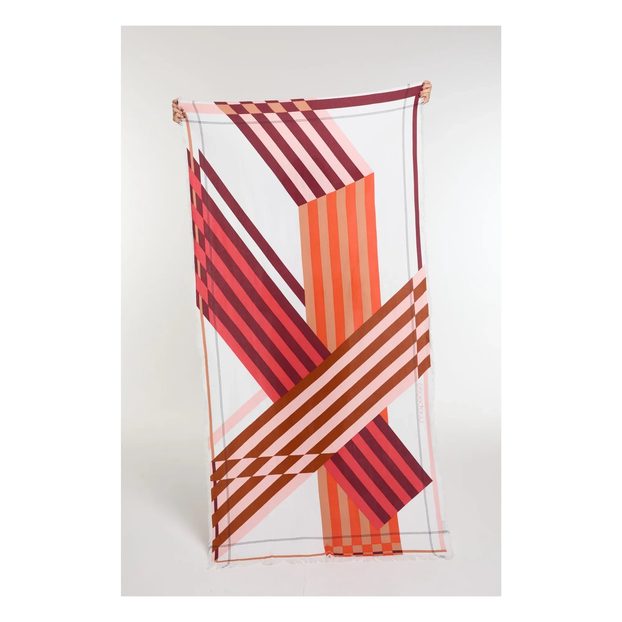 Mapoésie - Shibuya Beach Towel | Coral
