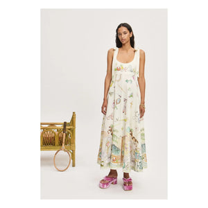 Alémais - Anouk Ballerina Linen Dress | Cream