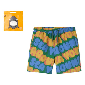 Stella McCartney Kids - See You Around Swim Shorts | Green