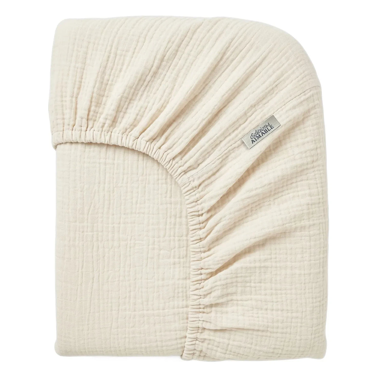 Editions Aimable - Doris fitted sheets | Ivory Gauze