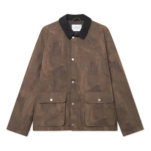 Les Deux - Montana AOP Cotton Jacket | Brown