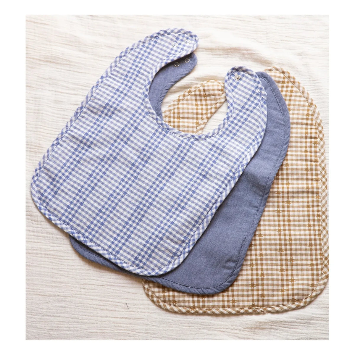 Editions Aimable - Bib Bertille | Blue Chambray