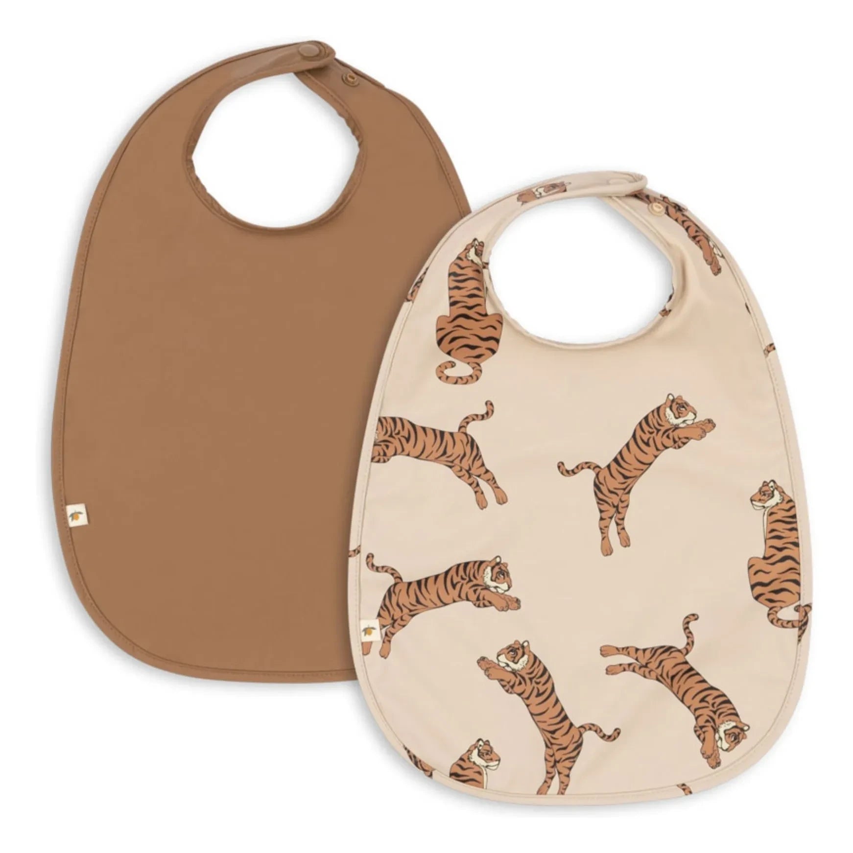 Konges Sløjd - Tiger Baby Rompers - Set of 2 | Brown
