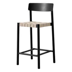 & Tradition - Betty TK12 Natural Weaving Bar Stool 65 cm, Beech Wood