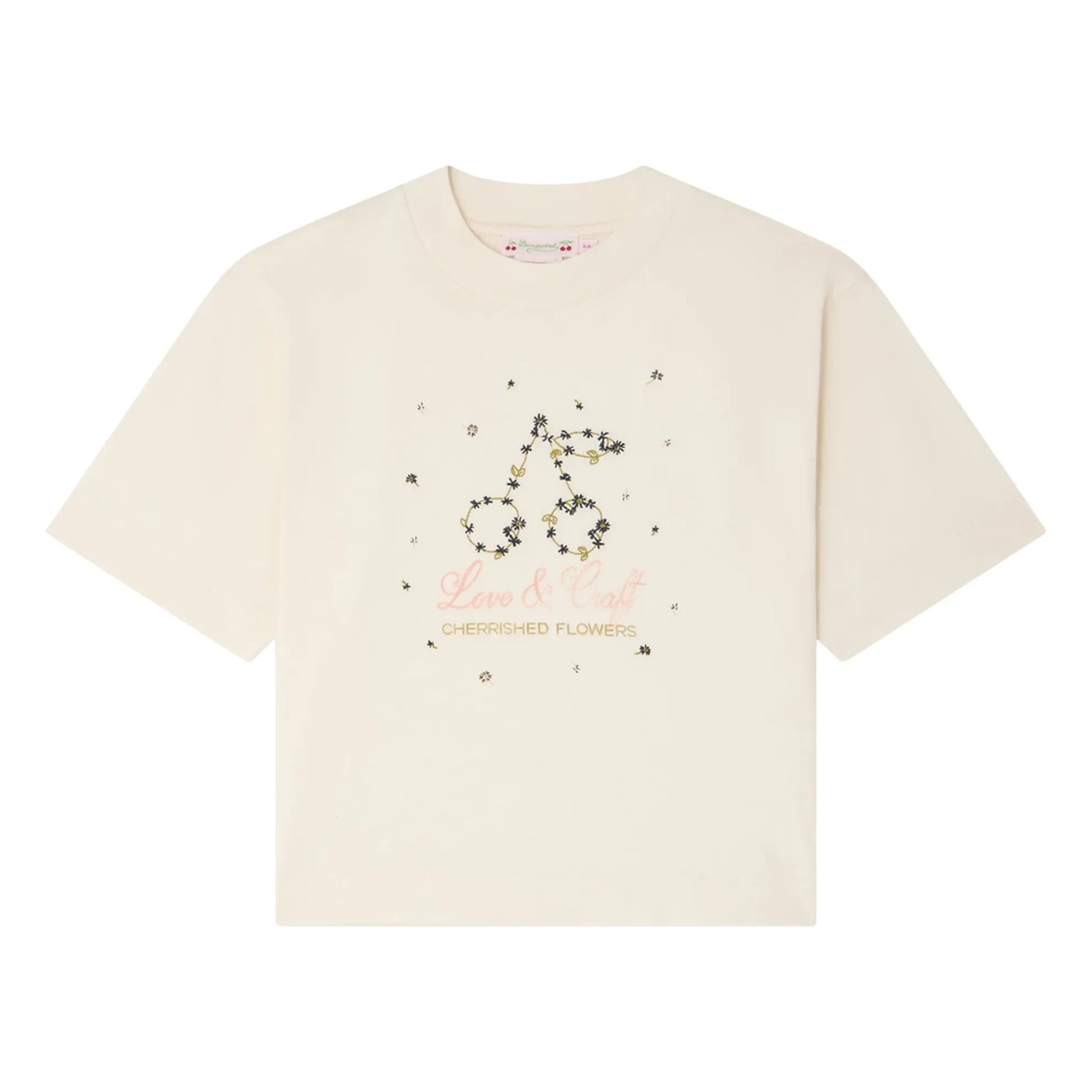 Bonpoint - Lele Organic Cotton T-shirt | Cream