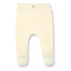 1+ in the family - Striped Ros tights | Light Yellow