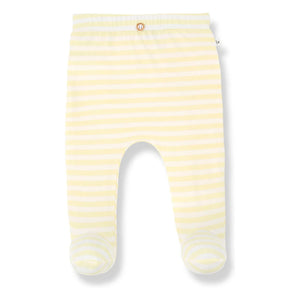 1+ in the family - Striped Ros tights | Light Yellow