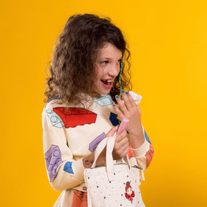 Miss Nella - Bright Blue Glitter Peel-Off Nail Polish