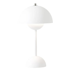& Tradition - VP9 Flowerpot Portable Table Lamp, Vernon Panton | White