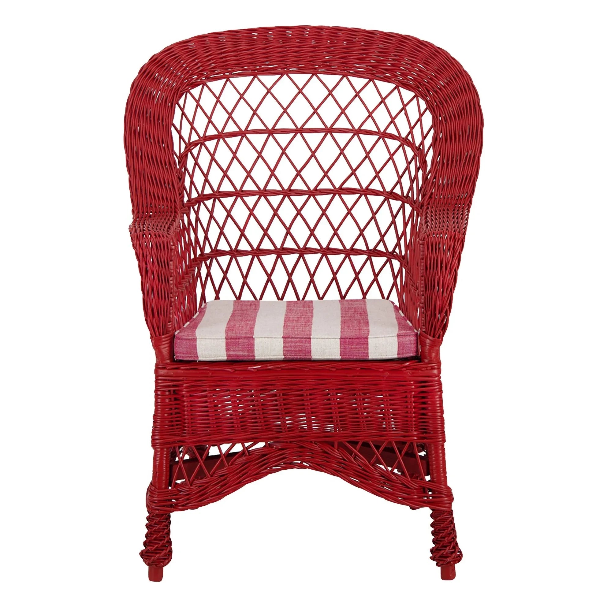 House of Capricorn - Furnas wicker armchair | Red
