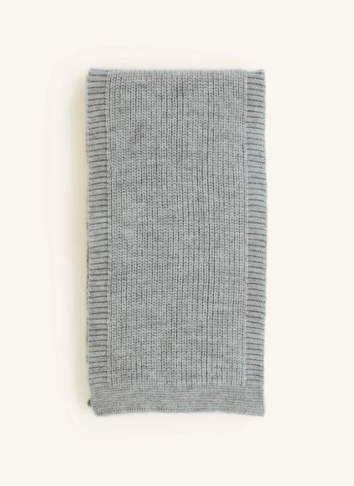 Hvid - Gustave Merino Wool Scarf | Gray