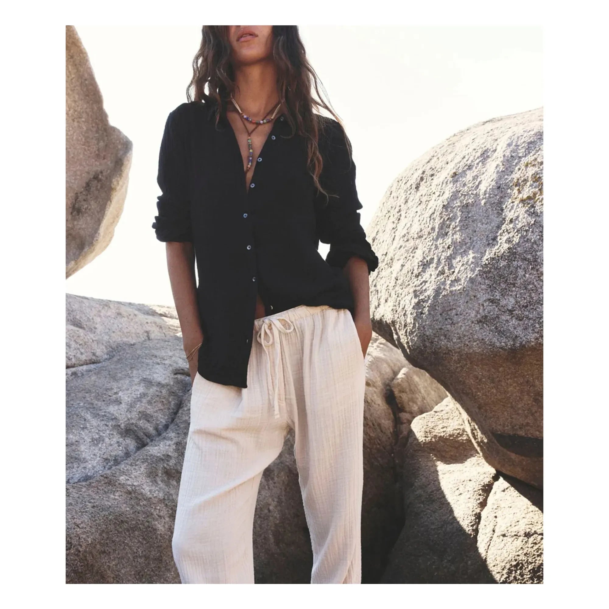 Xirena - Cotton Muslin Scout Shirt | Black