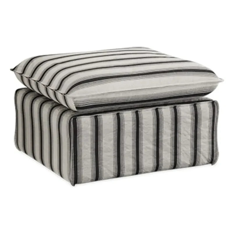 HKliving - Nomad Footstool | Chalk